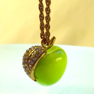 Apple Pendant Necklace